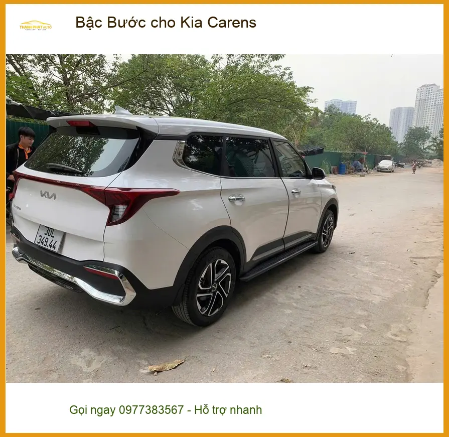 Anh Trọng lắp bậc bước cho Kia Carens tại Cần Giờ, giúp gia đình lên xuống tiện lợi ảnh thực tế 4