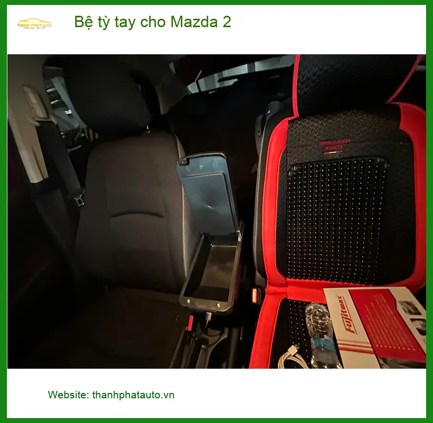 Anh Minh tìm nơi lắp bệ tỳ tay cho Mazda 2 Quận 11 giá tốt ảnh thực tế 2