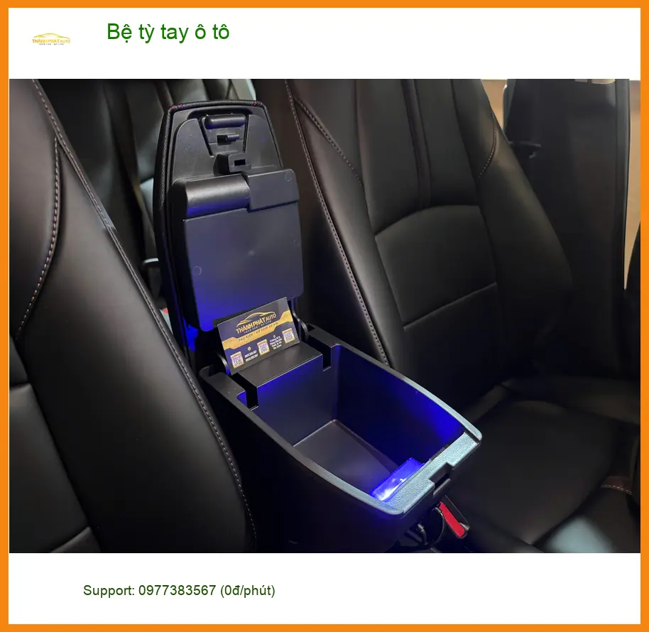 Anh Khánh lắp Bệ tỳ tay ô tô cho Hyundai Elantra tại Quận 2 cho đỡ mỏi tay khi lái xe đường dài ảnh thực tế 3