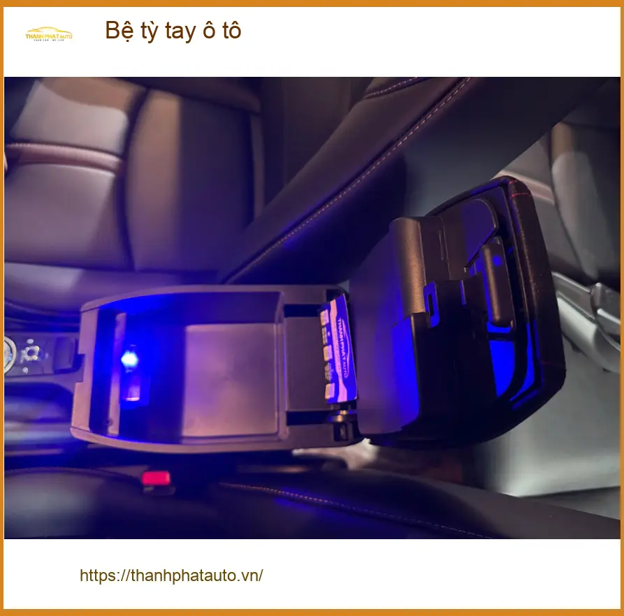 Anh Khang lắp bệ tỳ tay ô tô cho Hyundai Accent tại Quận 9 để đỡ mỏi tay ảnh thực tế 3
