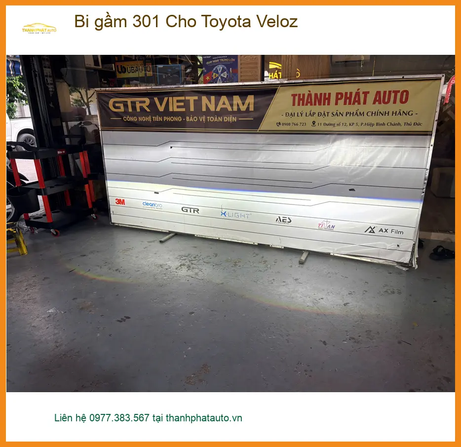 Anh Minh nâng cấp bi gầm 301 cho Toyota Veloz ở Quận Tân Phú ảnh thực tế 2