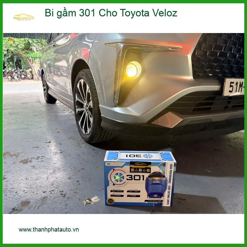 Anh Minh nâng cấp bi gầm 301 cho Toyota Veloz ở Quận Tân Phú ảnh thực tế 3