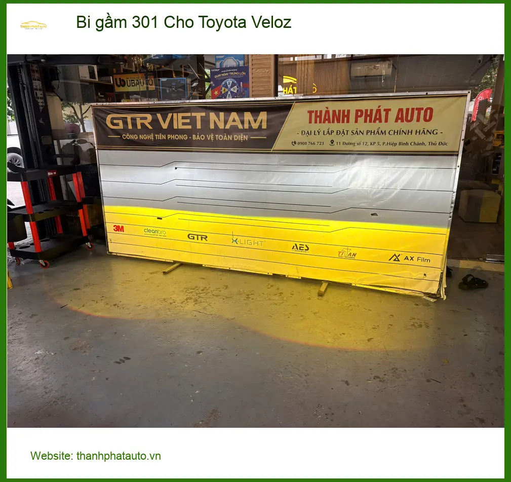 Chị Thanh Trúc lắp Bi gầm 301 cho Toyota Veloz Quận 6 để cải thiện tầm nhìn ban đêm ảnh thực tế 4