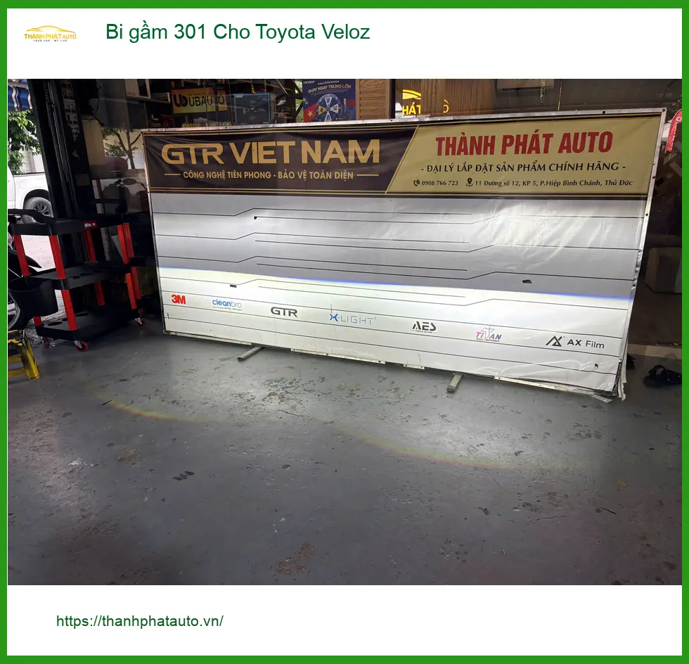 Anh Đức Khải nâng cấp bi gầm 301 cho Toyota Veloz ở Quận Bình Tân