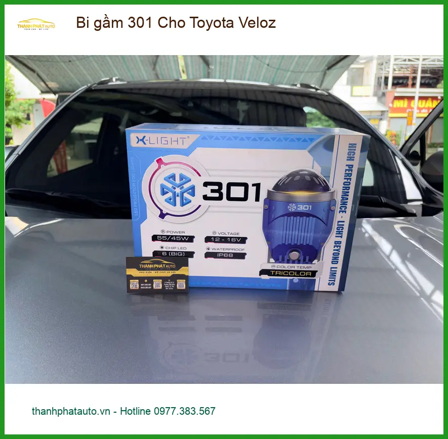 Anh Đức Khải nâng cấp bi gầm 301 cho Toyota Veloz ở Quận Bình Tân ảnh thực tế 3
