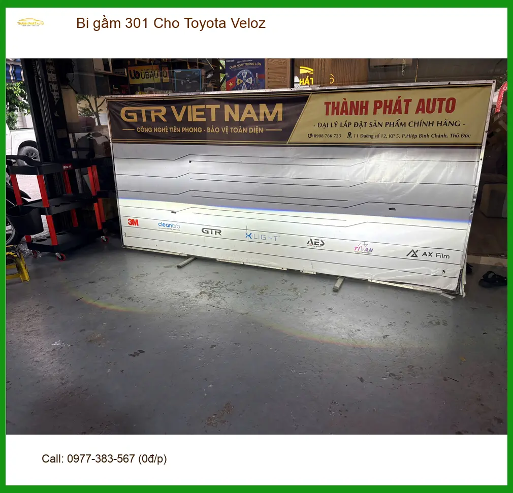 Anh Bình lắp bi gầm 301 cho Toyota Veloz tại Quận 1 vì đèn zin quá yếu ảnh thực tế 3