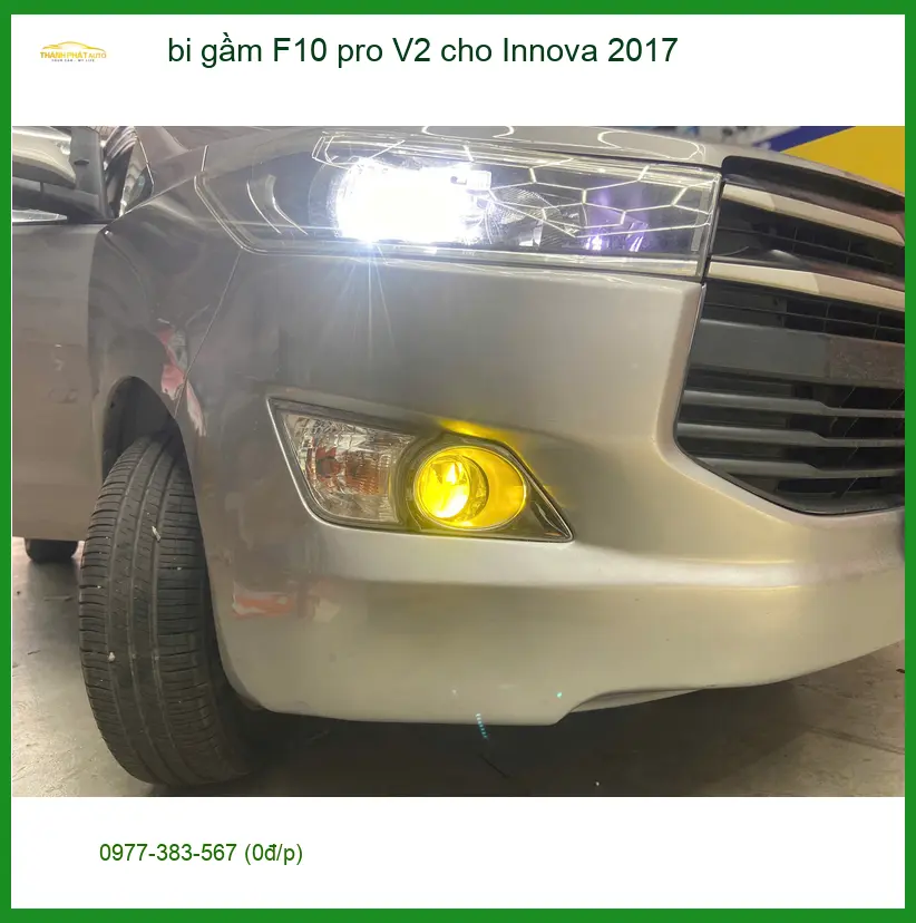 Chị Thanh độ bi gầm F10 Pro V2 cho Innova 2017 tại Quận Tân Bình ảnh thực tế 2