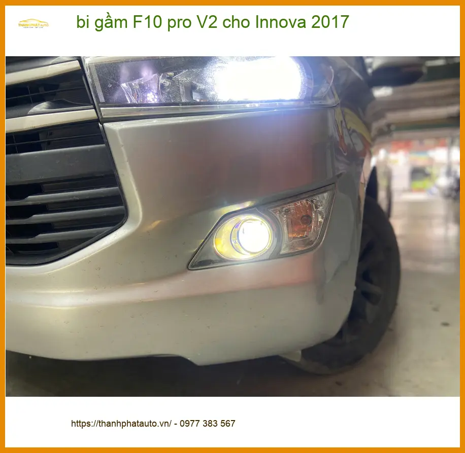 Chị Thanh độ bi gầm F10 Pro V2 cho Innova 2017 tại Quận Tân Bình ảnh thực tế 4