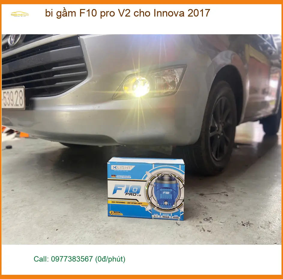 Chị Thanh độ bi gầm F10 Pro V2 cho Innova 2017 tại Quận Tân Bình ảnh thực tế 5