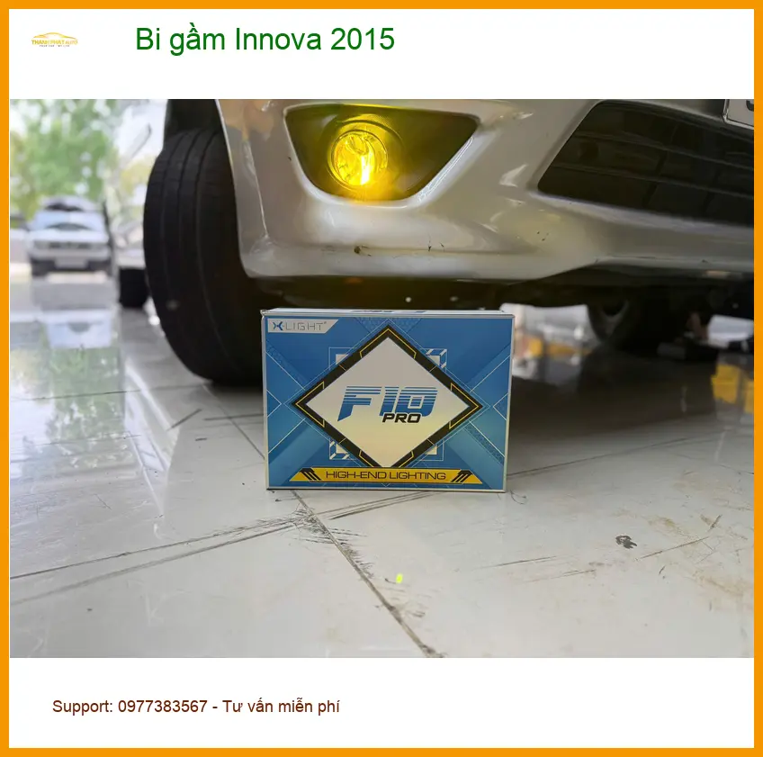 Chú Lộc lắp bi gầm Innova 2015 vì đèn zin yếu, khó đi đêm tại Quận Thủ Đức