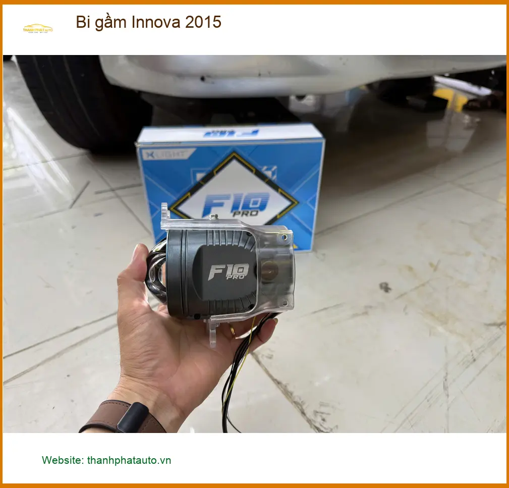 Anh Hoàng Nam độ bi gầm Innova 2015 tại Quận 12 vì đèn yếu khi về quê ảnh thực tế 3