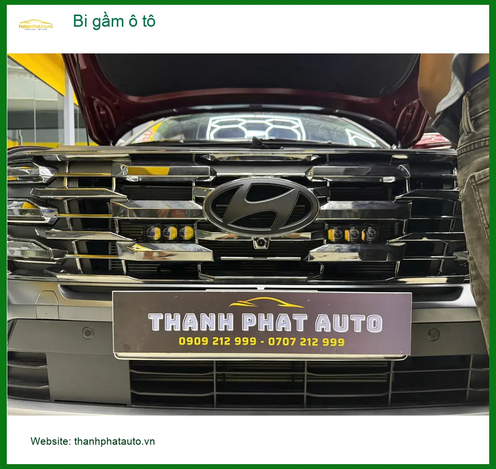 Anh Khôi độ bi gầm cho Hyundai Creta vì đèn zin yếu khi đi đêm ở Quận 7