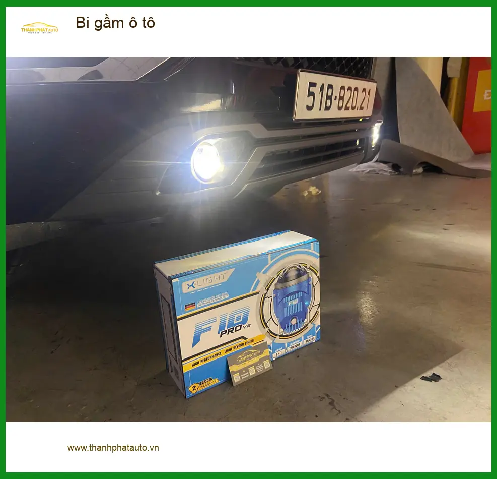 Anh Thành độ bi gầm ô tô cho Toyota Camry tại Thủ Đức vì đèn zin quá tối khi đi đêm ảnh thực tế 4