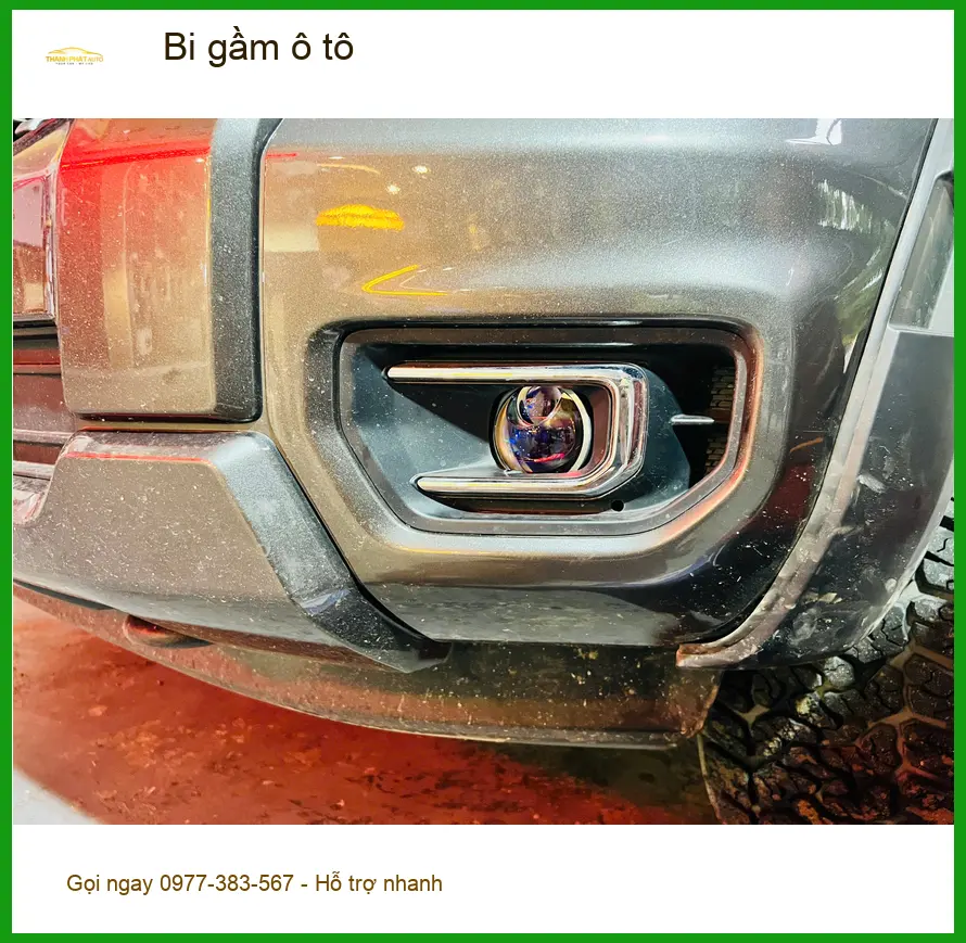 Chị Thảo lắp bi gầm ô tô cho Hyundai Santa Fe tại Quận 5 để cải thiện tầm nhìn ban đêm ảnh thực tế 3
