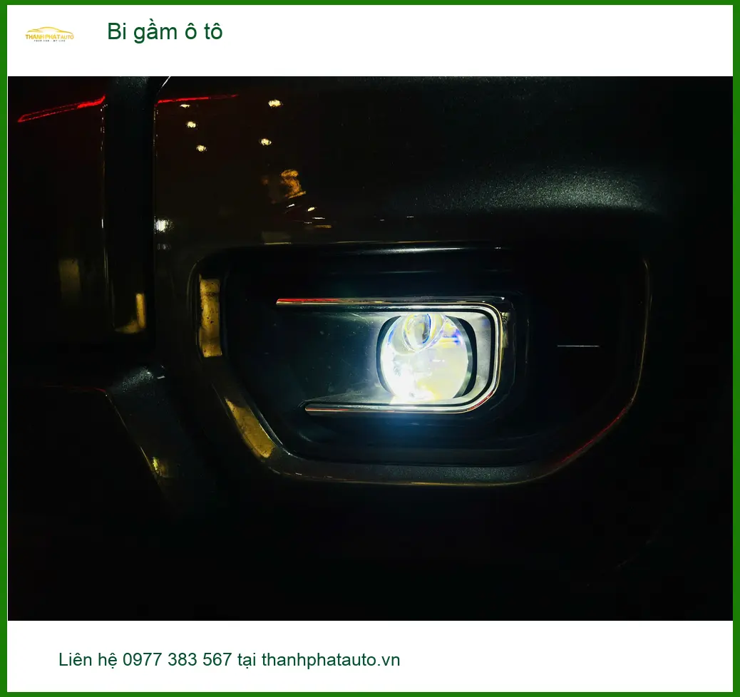 Anh Kiên độ bi gầm ô tô cho Honda HR-V tại Quận 11 vì đèn zin mờ khi lái đêm ảnh thực tế 2