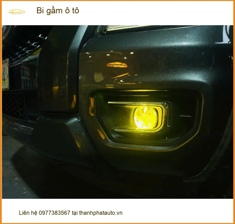 Anh Kiên độ bi gầm ô tô cho Honda HR-V tại Quận 11 vì đèn zin mờ khi lái đêm ảnh thực tế 5