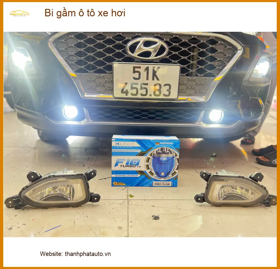 Anh Khang lắp bi gầm ô tô Honda Civic Quận 2 cải thiện tầm nhìn đêm