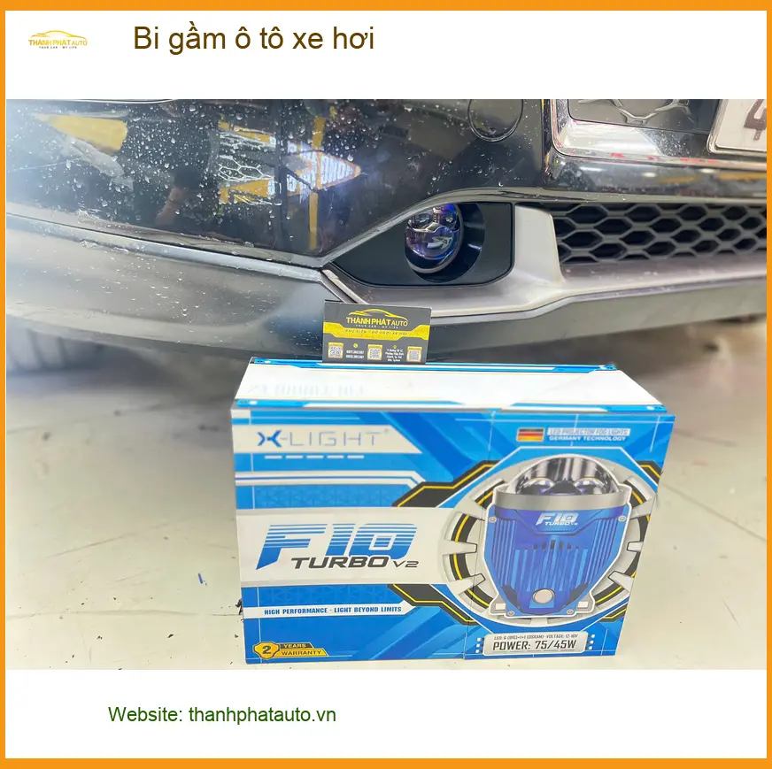 Anh Khang lắp bi gầm ô tô Honda Civic Quận 2 cải thiện tầm nhìn đêm ảnh thực tế 2