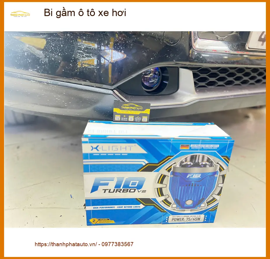 Anh Quốc Anh độ bi gầm ô tô Hyundai Santa Fe tại Nhà Bè vì đèn zin yếu