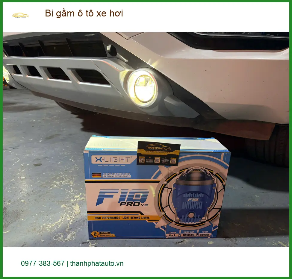Anh Tuấn Anh lắp bi gầm ô tô Hyundai Accent tại Quận 4 cải thiện tầm nhìn đêm