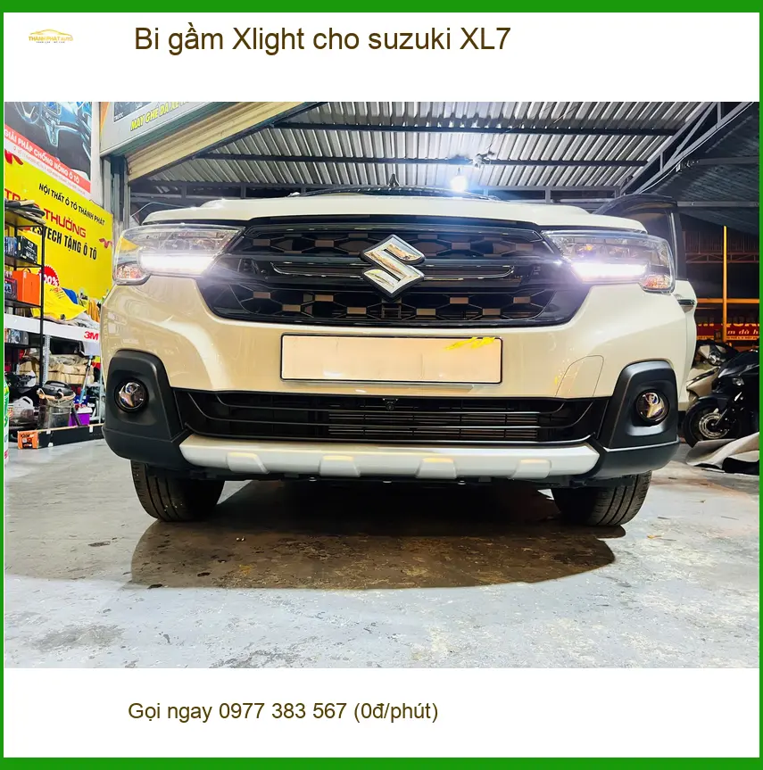 Anh Cường độ Bi gầm Xlight Suzuki XL7 Quận Phú Nhuận đèn sáng rõ hơn