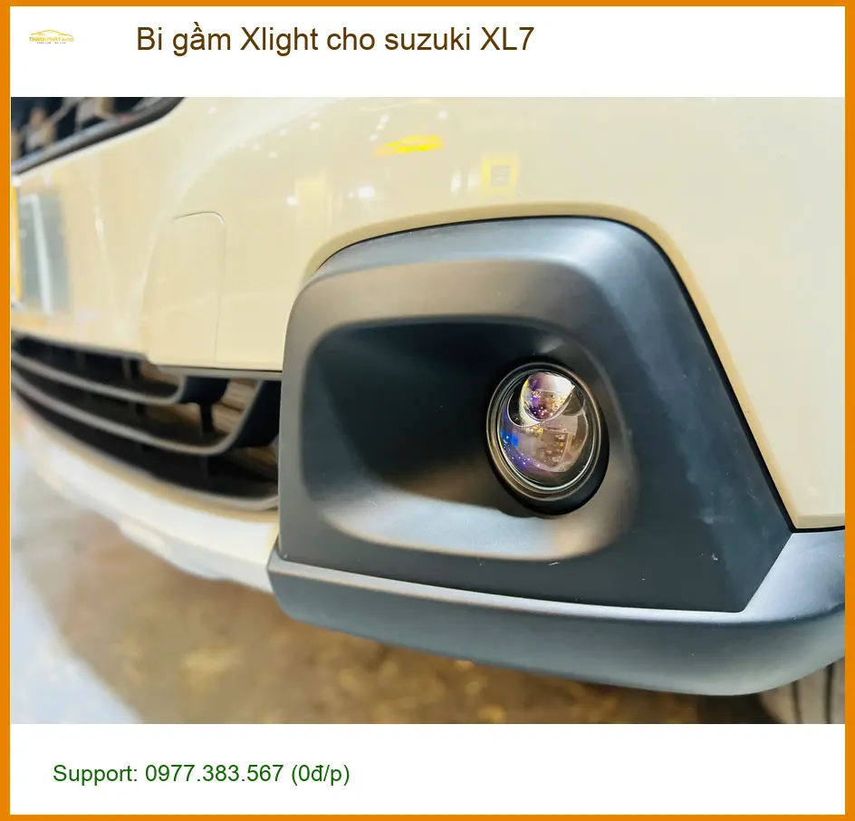 Anh Cường độ Bi gầm Xlight Suzuki XL7 Quận Phú Nhuận đèn sáng rõ hơn ảnh thực tế 3