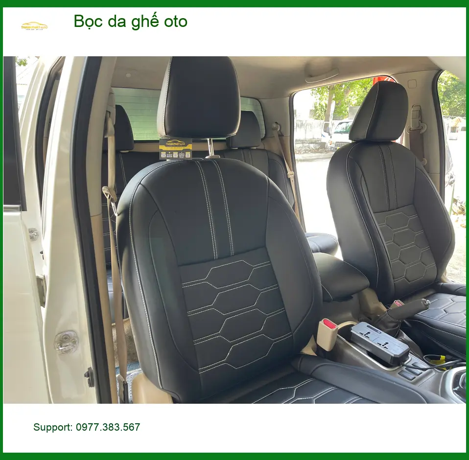 Chị Thanh bọc da ghế ô tô Hyundai Accent tại Quận 2 để nâng tầm nội thất