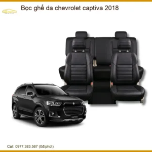Bọc Ghế Da Chevrolet Captiva 2018 - Địa Chỉ Lắp Đặt Uy Tín TPHCM