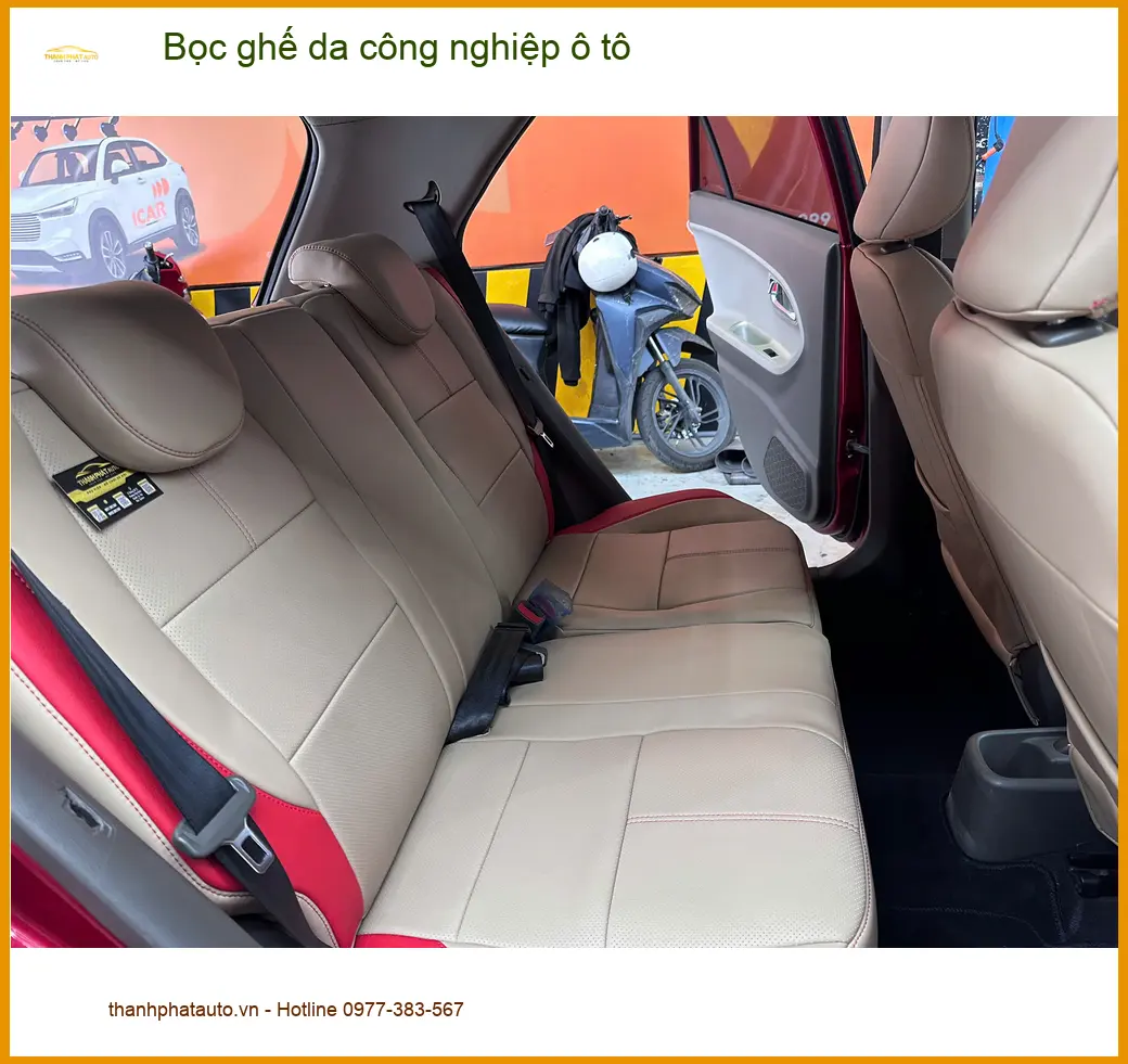 Anh Dũng bọc ghế da công nghiệp Toyota Vios tại Quận 1, nâng cấp không gian xe ảnh thực tế 3