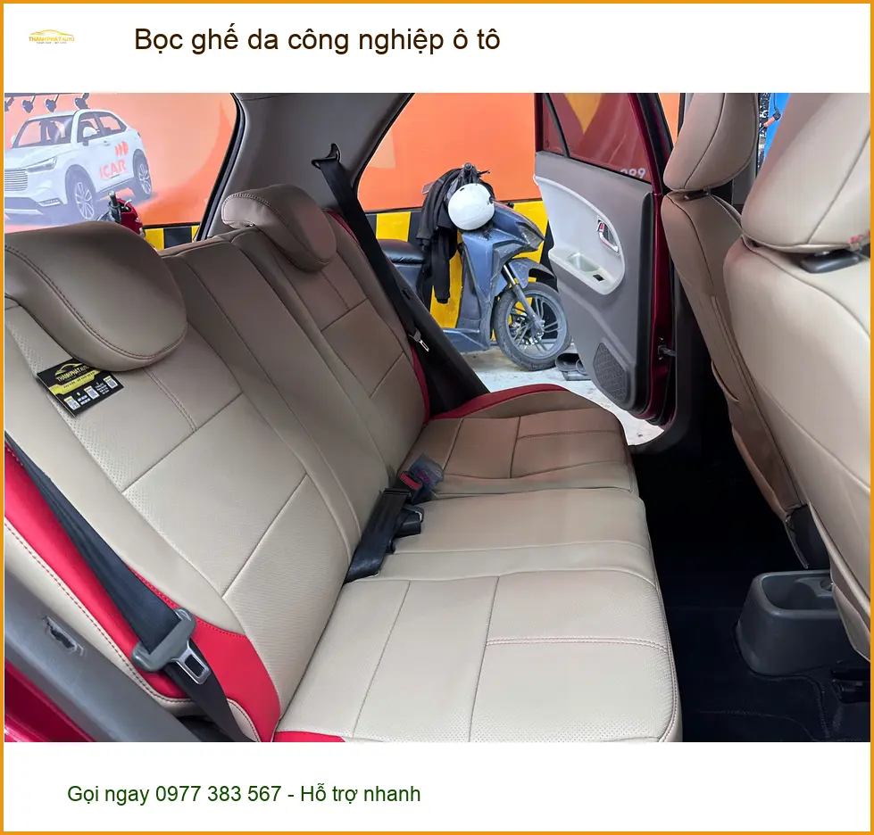Anh Huy bọc ghế da công nghiệp ô tô Chevrolet Cruze tại Hóc Môn để nội thất xe bền đẹp hơn ảnh thực tế 2