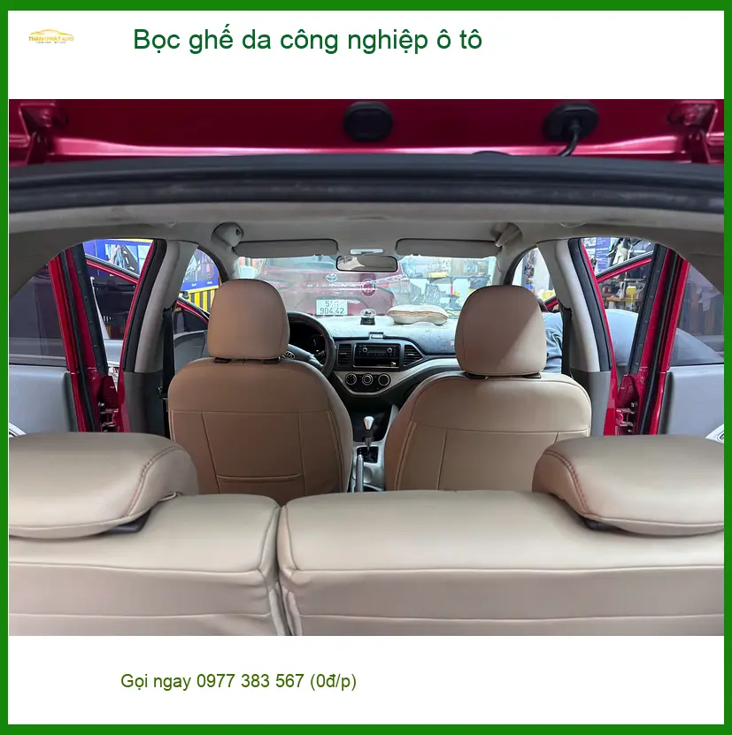 Anh Huy bọc ghế da công nghiệp ô tô Chevrolet Cruze tại Hóc Môn để nội thất xe bền đẹp hơn ảnh thực tế 5