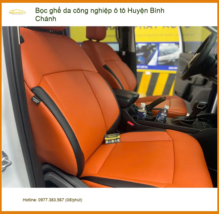 Cửa Hàng Bọc Ghế Da ghế da công nghiệp ô tô Huyện Bình Chánh - Giá Tốt TPHCM ảnh thực tế 3