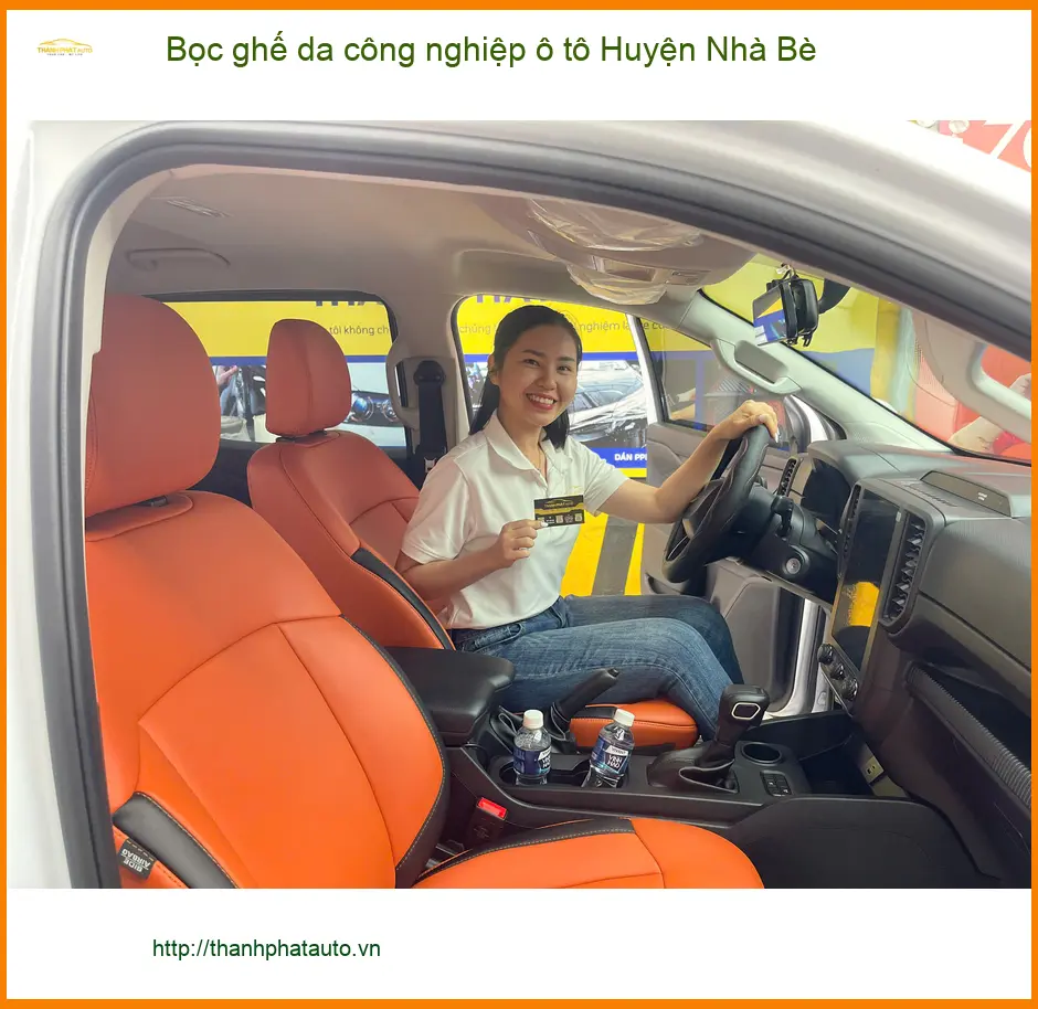 Nơi Bọc Ghế Da ghế da công nghiệp ô tô Huyện Nhà Bè - Giá Tốt TPHCM ảnh thực tế 2