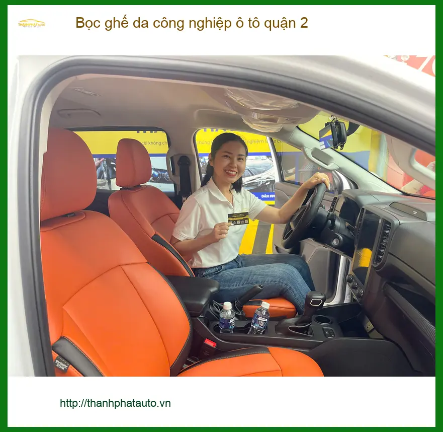 Cửa Hàng Bọc Ghế Da ghế da công nghiệp ô tô quận 2 - Thi Công Chuyên Nghiệp