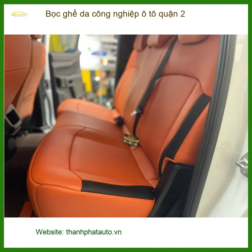 Cửa Hàng Bọc Ghế Da ghế da công nghiệp ô tô quận 2 - Thi Công Chuyên Nghiệp ảnh thực tế 3