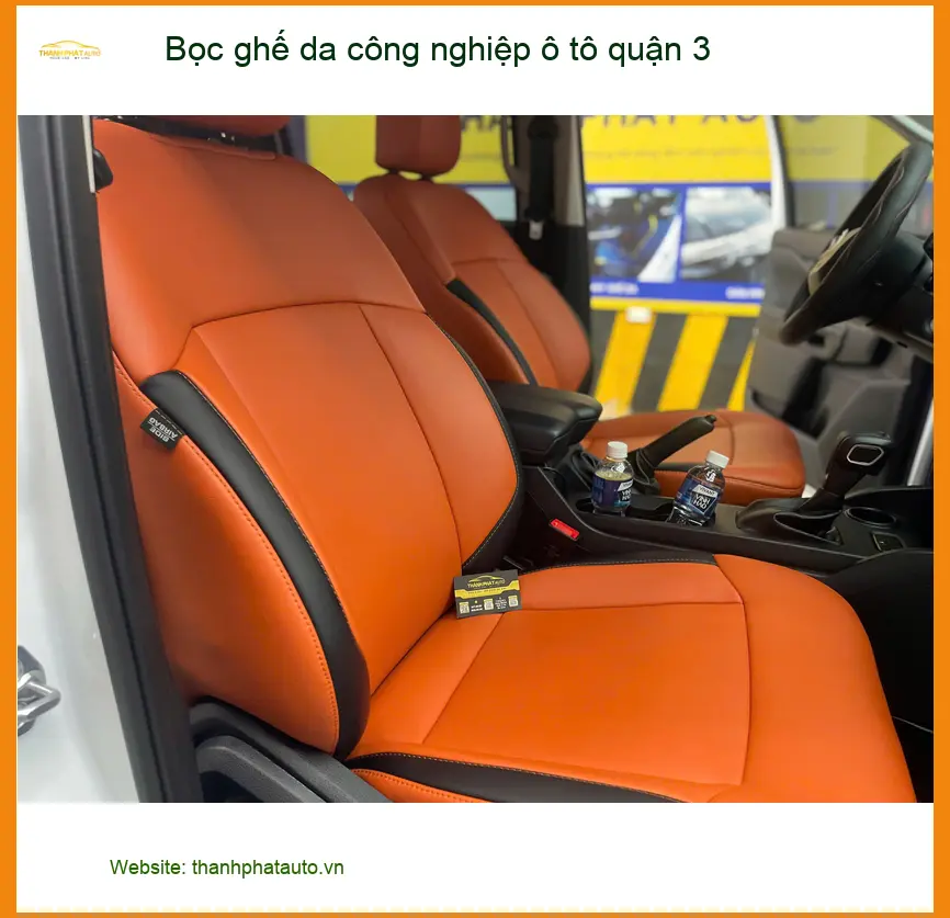 Địa Chỉ May Bọc Ghế Da ghế da công nghiệp ô tô quận 3 - Thi Công Chuyên Nghiệp ảnh thực tế 2