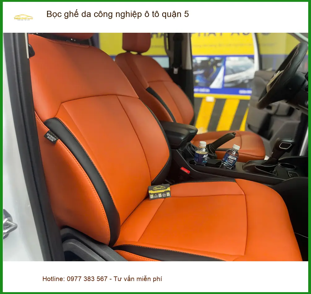 Trung Tâm Bọc Ghế Da ghế da công nghiệp ô tô quận 5 - Lắp Đặt Uy Tín TPHCM ảnh thực tế 3
