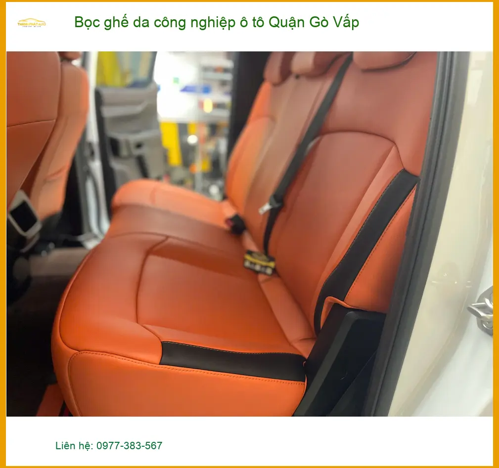 Trung Tâm Bọc Ghế Da ghế da công nghiệp ô tô Quận Gò Vấp - Giá Tốt TPHCM ảnh thực tế 2