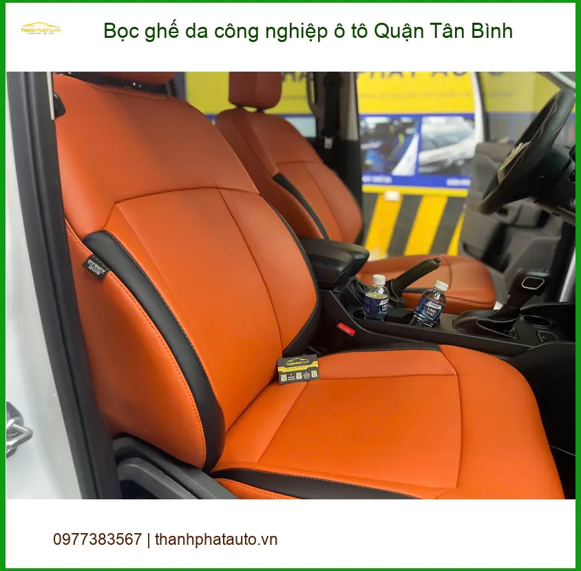 Nơi Bọc Ghế Da ghế da công nghiệp ô tô Quận Tân Bình - Giá Tốt TPHCM ảnh thực tế 2