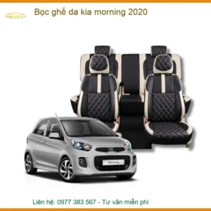 Bọc Ghế Da Cao Cấp Kia Morning 2020 - Trung Tâm Lắp Đặt Chính Hãng TPHCM