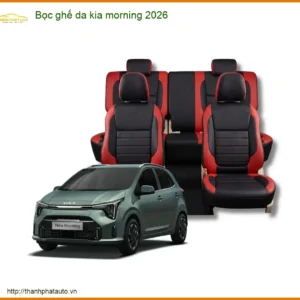 Bọc ghế da Kia Morning 2026 - Trung Tâm Gắn Chính Hãng Giá Tốt TPHCM