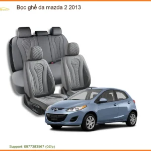 Bọc ghế da xe Mazda 2 đời 2013 - Trung Tâm Lắp Đặt Uy Tín Chính Hãng TPHCM