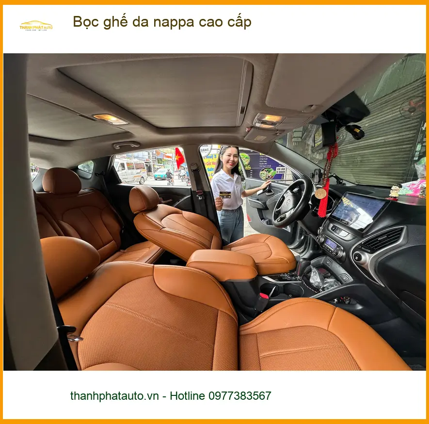 Anh Minh bọc ghế da nappa cao cấp Toyota Raize Quận 10, nội thất đẳng cấp. ảnh thực tế 2