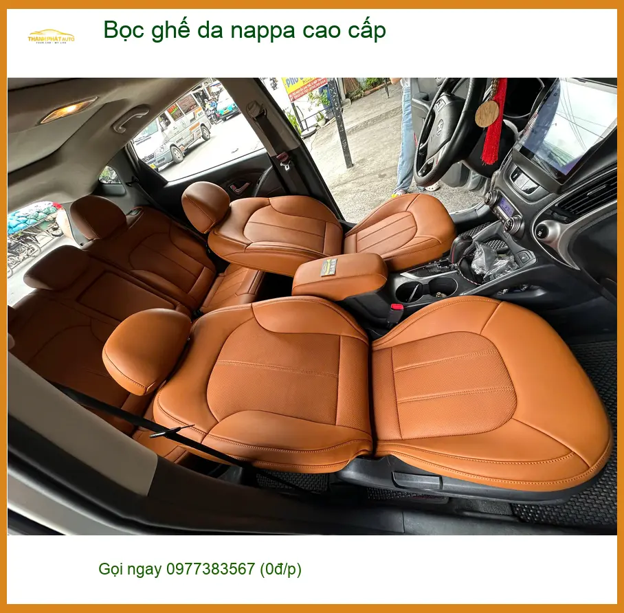 Anh Minh bọc ghế da nappa cao cấp Toyota Raize Quận 10, nội thất đẳng cấp. ảnh thực tế 3