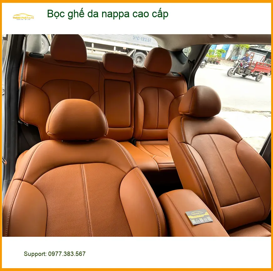 Anh Minh bọc ghế da nappa cao cấp Toyota Raize Quận 10, nội thất đẳng cấp. ảnh thực tế 5