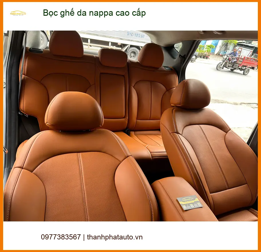 Chị Mai Phương bọc ghế da nappa cho Honda CR-V tại Quận 12 vì ghế cũ đã sờn ảnh thực tế 5