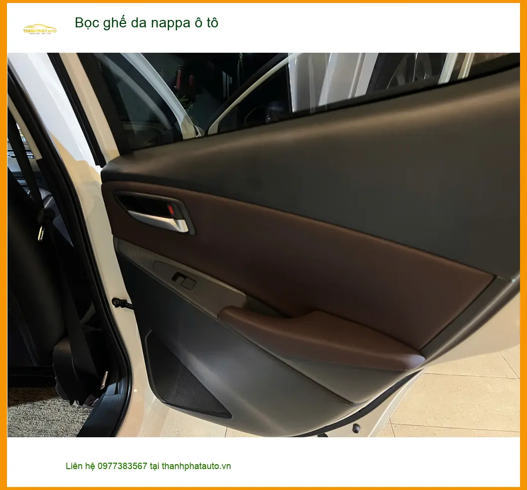 Anh Minh bọc ghế da nappa ô tô Toyota Camry ở Cần Giờ, nội thất sang trọng