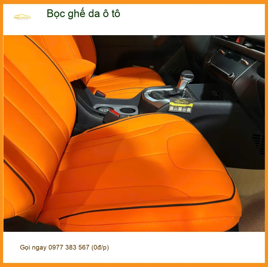 Chị Lan Anh bọc ghế da ô tô Kia K3 tại Quận Phú Nhuận