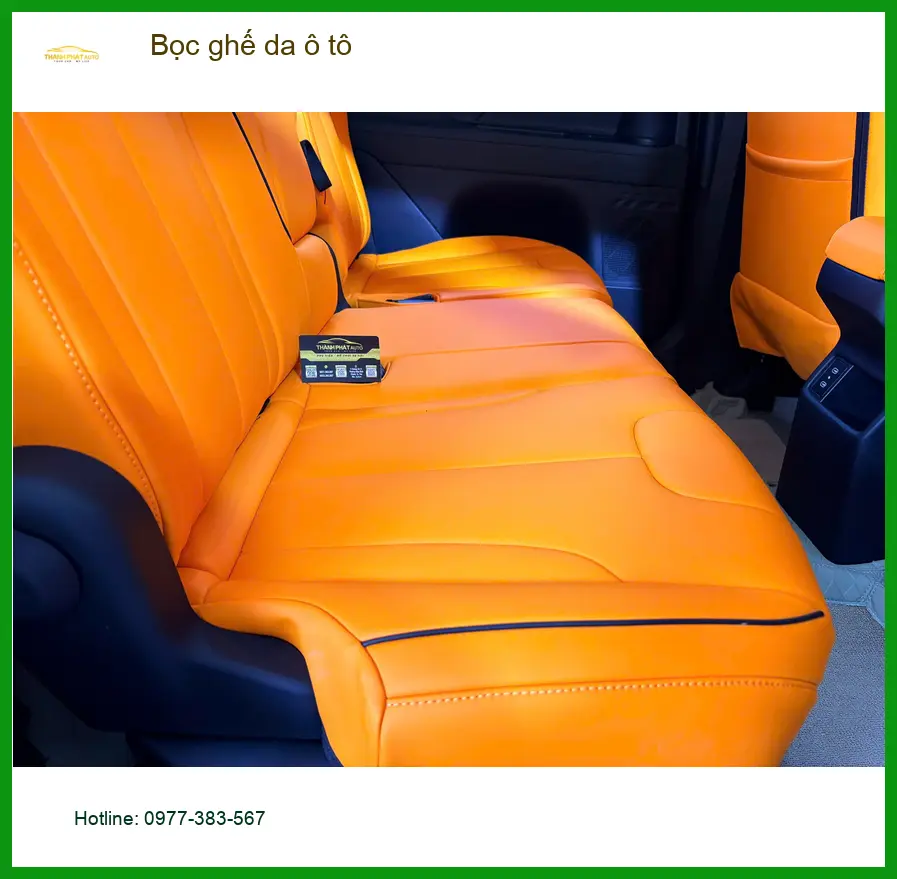 Chị Lan Anh bọc ghế da ô tô Kia K3 tại Quận Phú Nhuận ảnh thực tế 2