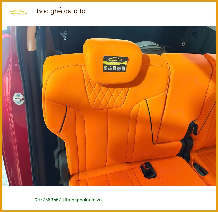 Anh Bách bọc ghế da ô tô Honda CRV tại Quận Thủ Đức để nội thất sang trọng hơn ảnh thực tế 5